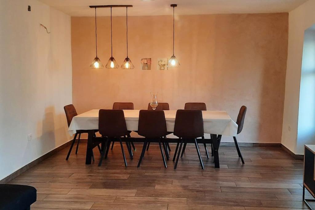 Holiday Home For 8 People, Pool + Sea View Vilanija Exterior foto